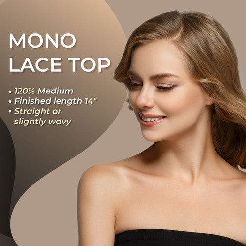 Hair Topper | Mono Silk Top Women’s Top Hairpiece - P44