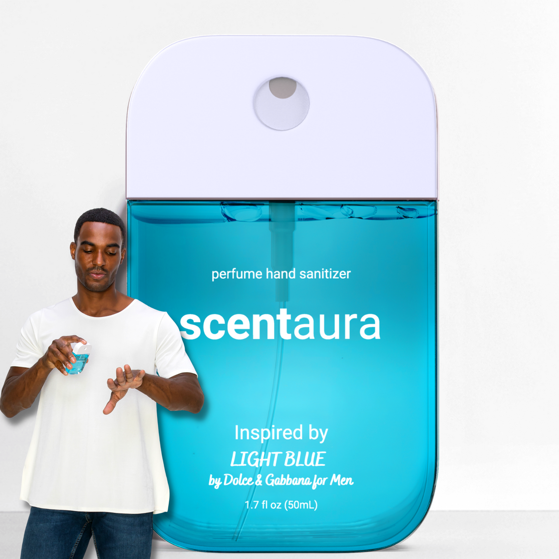 Light Blue for Men - Fragrance Perfume Hand Cleanse Spray