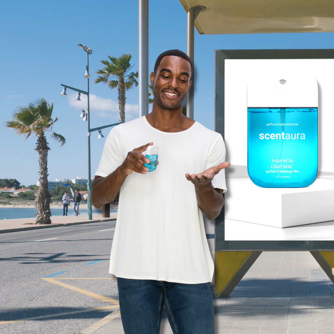 Light Blue for Men - Fragrance Perfume Hand Cleanse Spray