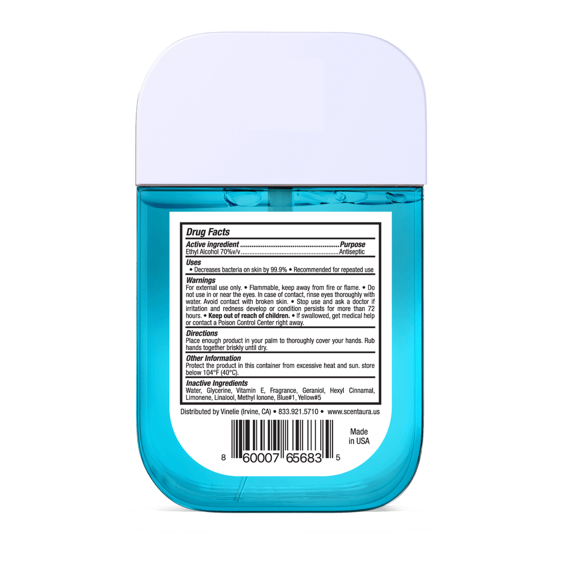 Light Blue for Men - Fragrance Perfume Hand Cleanse Spray